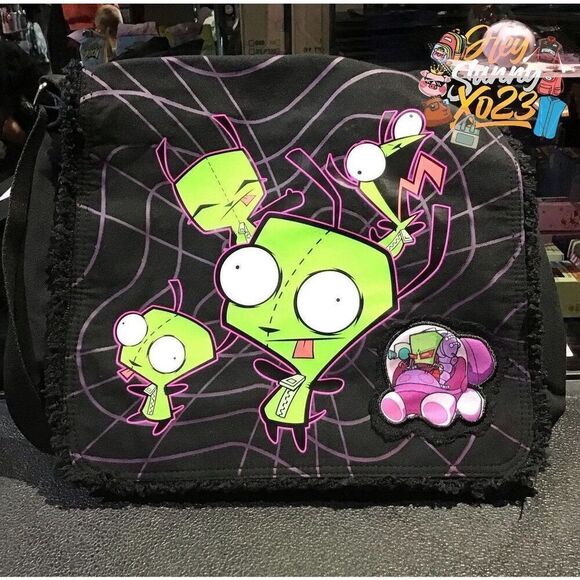 Invader Zim GIR Poses Messenger Bag